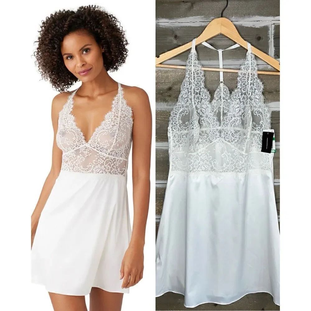Wacoal womens NWT Center Stage Chemise Nightgown Sleep Dress Large
